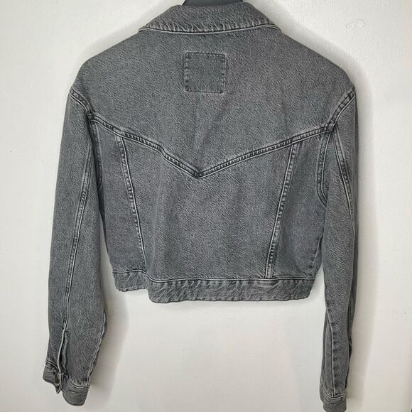 Zara Cropped Jean Jacket - Picture 4 of 7